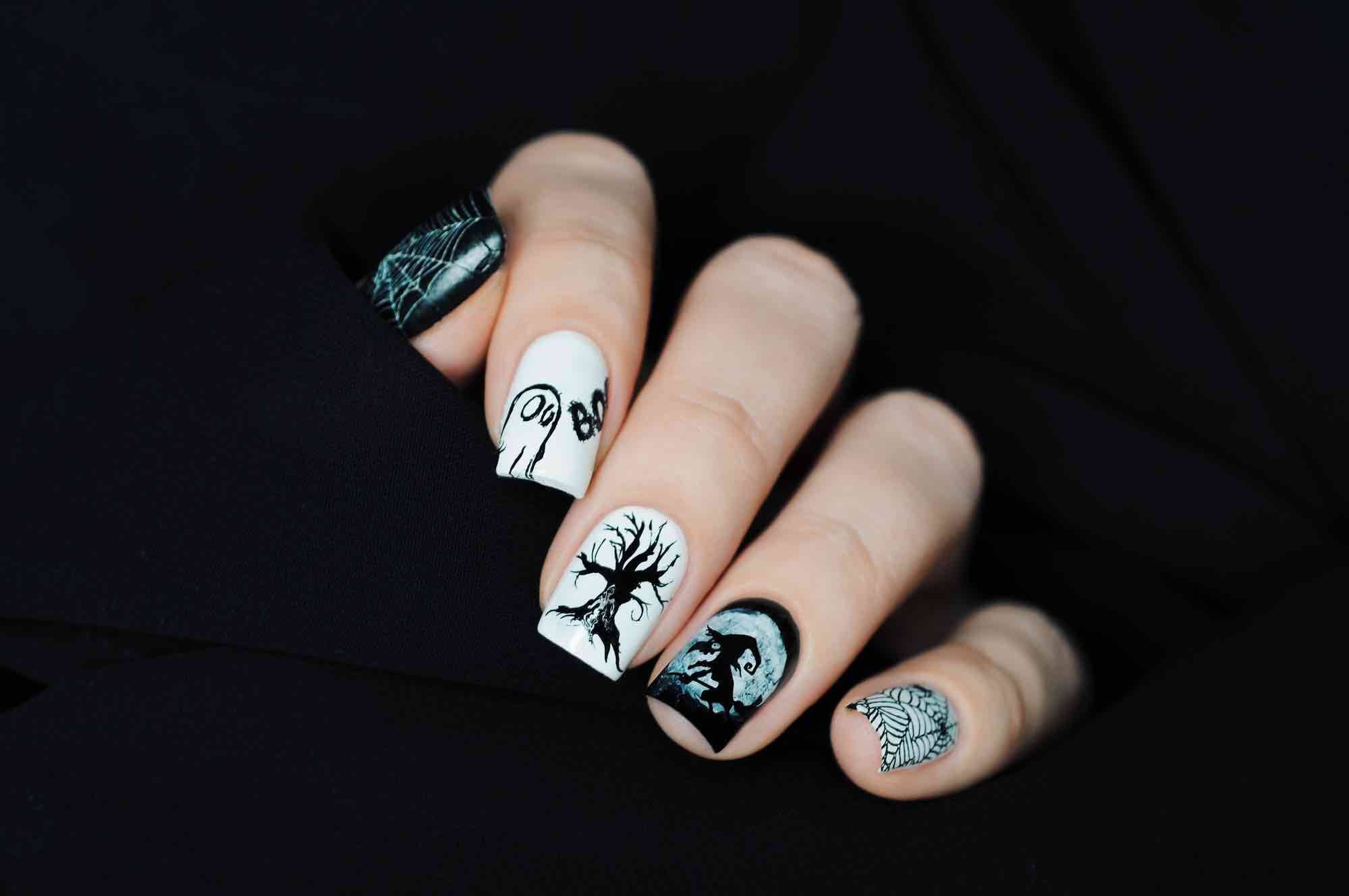 Halloween nagels nail airt